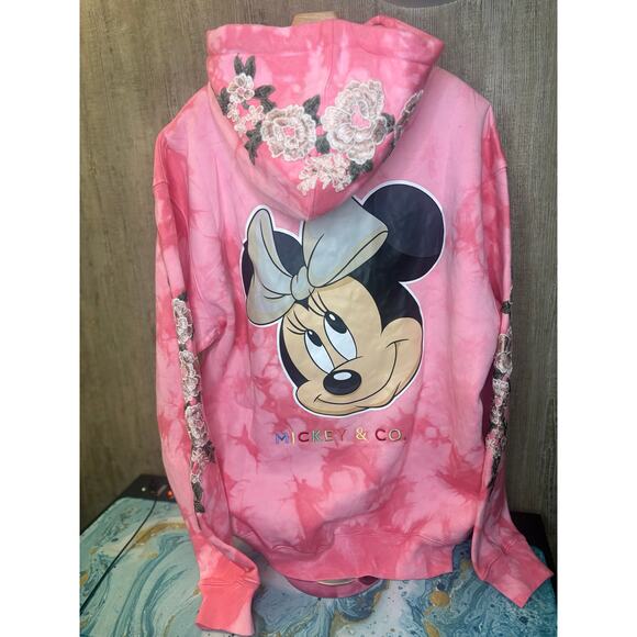 Civil Regime Tops - NWT Sz. L - Civil Regime Minnie Hoodie (Pink)